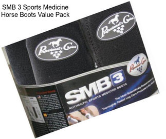 SMB 3 Sports Medicine Horse Boots Value Pack