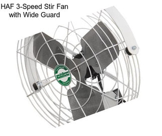 HAF 3-Speed Stir Fan with Wide Guard