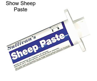 Show Sheep Paste