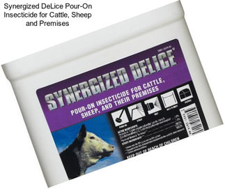 Synergized DeLice Pour-On Insecticide for Cattle, Sheep and Premises