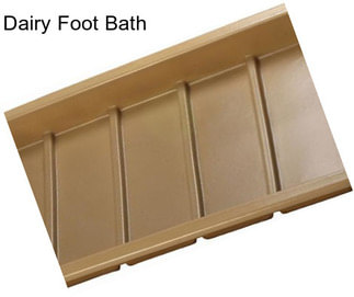 Dairy Foot Bath