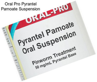 Oral Pro Pyrantel Pamoate Suspension
