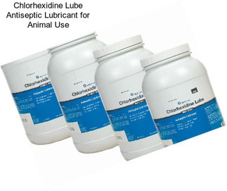 Chlorhexidine Lube Antiseptic Lubricant for Animal Use