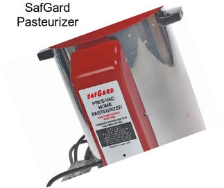 SafGard Pasteurizer