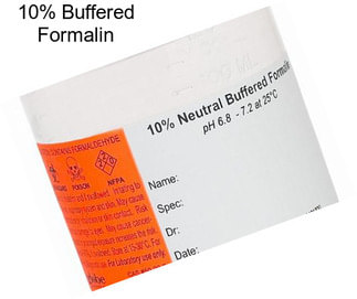 10% Buffered Formalin