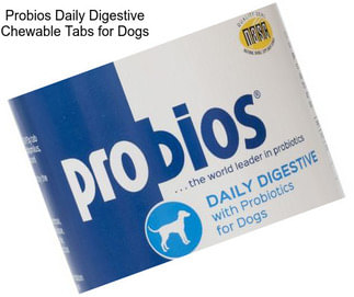 Probios Daily Digestive Chewable Tabs for Dogs