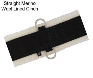 Straight Merino Wool Lined Cinch