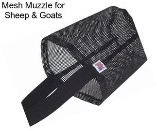 Mesh Muzzle for Sheep & Goats