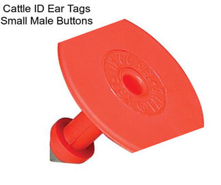 Cattle ID Ear Tags Small Male Buttons