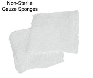 Non-Sterile Gauze Sponges