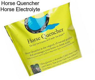 Horse Quencher Horse Electrolyte