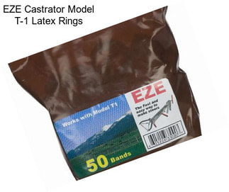 EZE Castrator Model T-1 Latex Rings