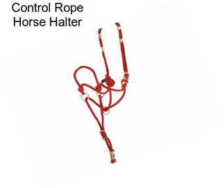 Control Rope Horse Halter