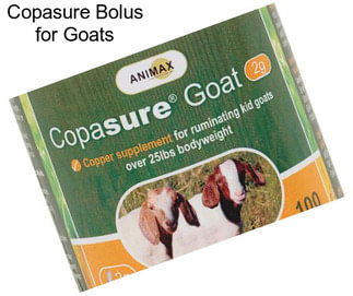 Copasure Bolus for Goats