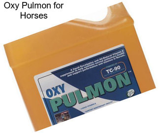 Oxy Pulmon for Horses