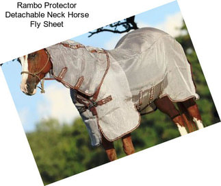 Rambo Protector Detachable Neck Horse Fly Sheet