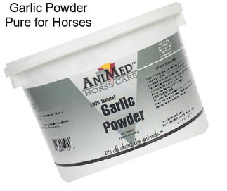 Garlic Powder Pure for Horses