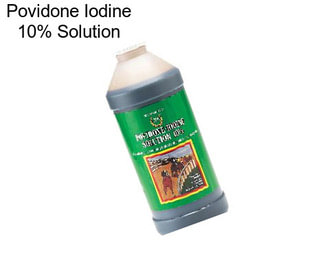 Povidone Iodine 10% Solution