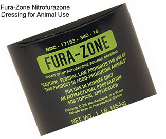 Fura-Zone Nitrofurazone Dressing for Animal Use