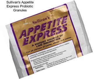 Sullivan\'s Appetite Express Probiotic Granules