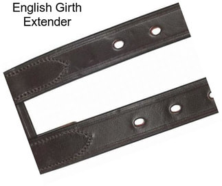 English Girth Extender