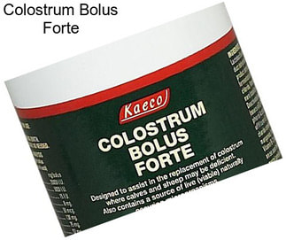 Colostrum Bolus Forte