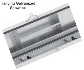 Hanging Galvanized Showbox