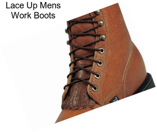 Lace Up Mens Work Boots