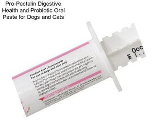 Pro-Pectalin Digestive Health and Probiotic Oral Paste for Dogs and Cats