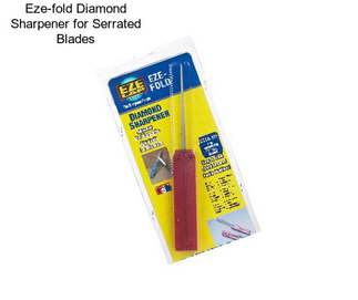 Eze-fold Diamond Sharpener for Serrated Blades