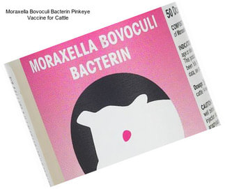 Moraxella Bovoculi Bacterin Pinkeye Vaccine for Cattle