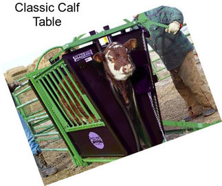 Classic Calf Table