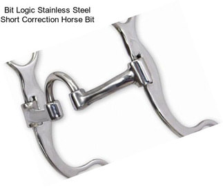 Bit Logic Stainless Steel Short Correction Horse Bit