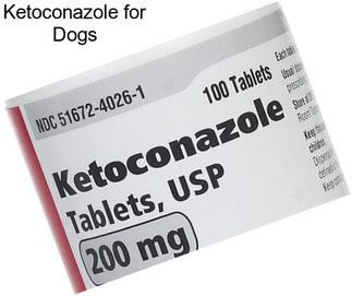 Ketoconazole for Dogs