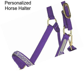 Personalized Horse Halter