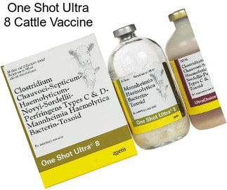 One Shot Ultra 8 Cattle Vaccine