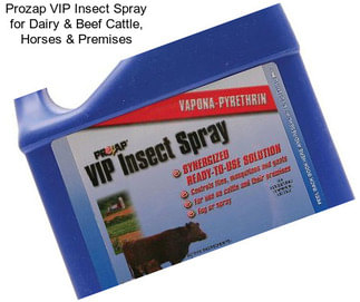 Prozap VIP Insect Spray for Dairy & Beef Cattle, Horses & Premises