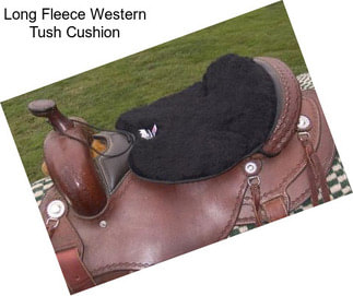 Long Fleece Western Tush Cushion