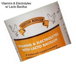 Vitamins & Electrolytes w/ Lacto Bacillus