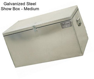 Galvanized Steel Show Box - Medium