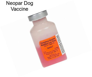 Neopar Dog Vaccine
