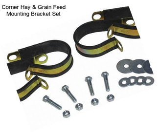 Corner Hay & Grain Feed Mounting Bracket Set