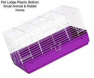 Pet Lodge Plastic Bottom Small Animal & Rabbit Home