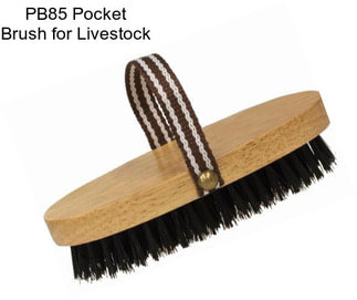 PB85 Pocket Brush for Livestock
