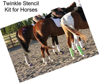 Twinkle Stencil Kit for Horses