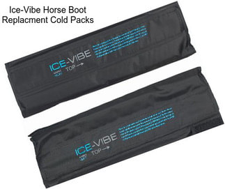 Ice-Vibe Horse Boot Replacment Cold Packs