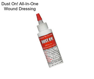 Dust On! All-In-One Wound Dressing