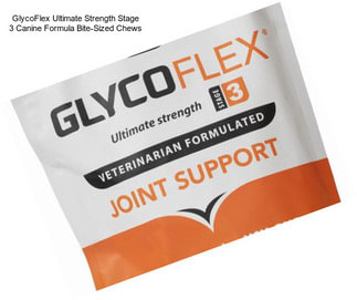 GlycoFlex Ultimate Strength Stage 3 Canine Formula Bite-Sized Chews