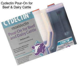 Cydectin Pour-On for Beef & Dairy Cattle