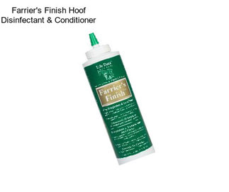 Farrier\'s Finish Hoof Disinfectant & Conditioner